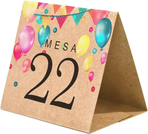 Prisma / Marcador de mesa personalizado festas
