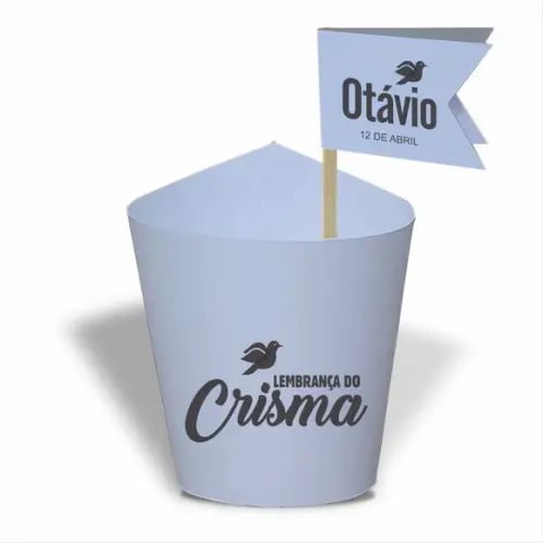 Rótulo mini suculenta + tag + palito. Eucaristia/Crisma