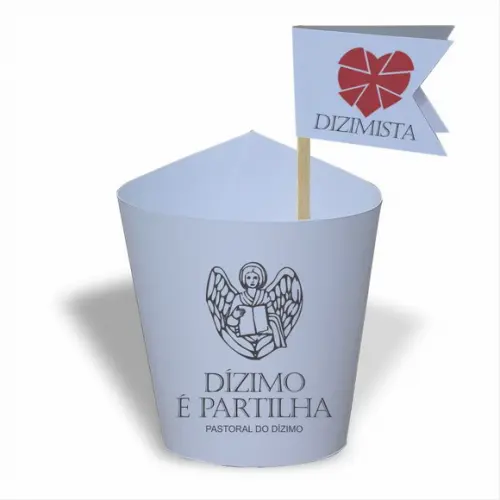 Rótulo mini suculenta + tag bandeira + palito. Dizimista