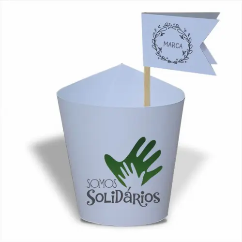 Rótulo mini suculenta + tag bandeirinha + palito. Eco