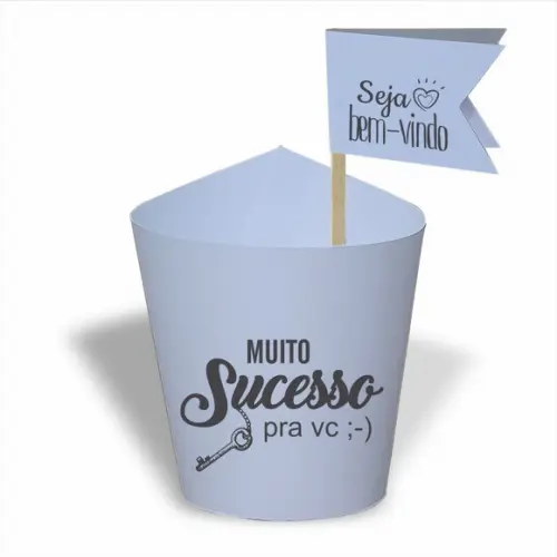 Rótulo mini suculenta + tag bandeirinha + palito. Frases