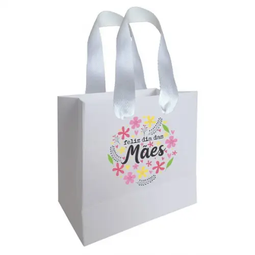 Sacolinha com Alça, Dia das Mães, Personalizada. Mod.01.
