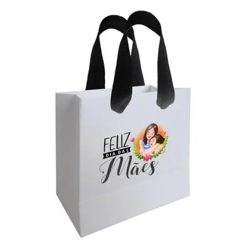 Sacolinha com Alça, Dia das Mães, Personalizada. Mod.03.