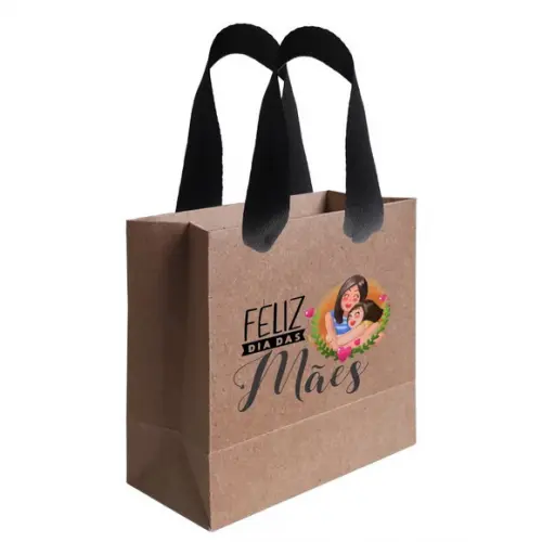 Sacolinha com Alça, Dia das Mães, Personalizada. Mod.03.