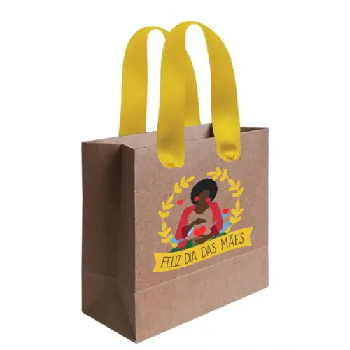 Sacolinha com Alça, Dia das Mães, Personalizada. Mod.05.