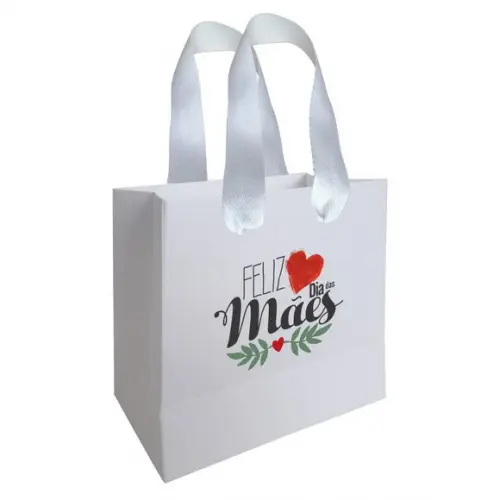 Sacolinha com Alça, Dia das Mães, Personalizada. Mod.06.
