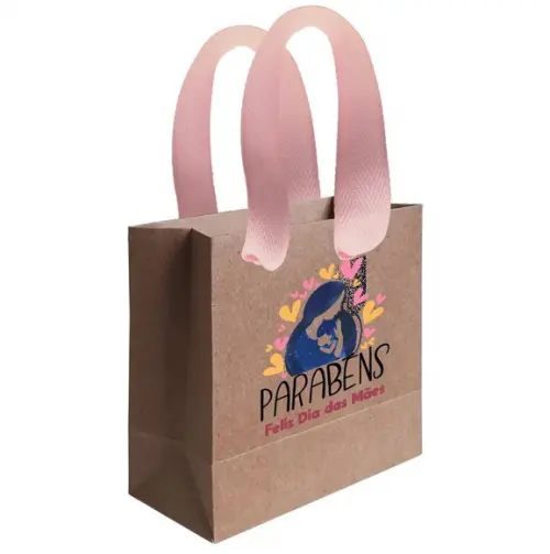 Sacolinha com Alça, Dia das Mães, Personalizada. Mod.09.