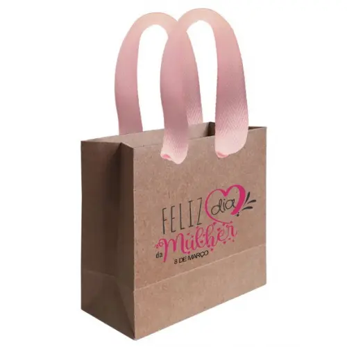 Sacolinha com Alça, Dia das Mulheres, Personalizada. Mod.02