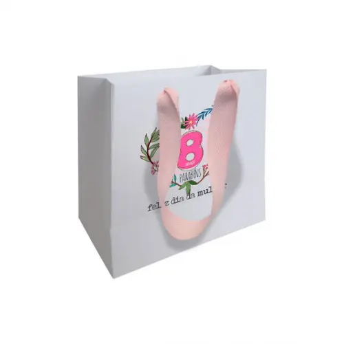 Sacolinha com Alça, Dia das Mulheres, Personalizada. Mod.03