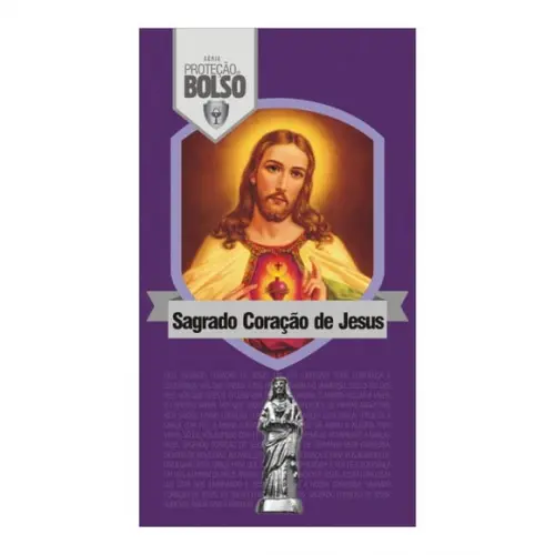 SAGRADO CORAÇÃO DE JESUS | CARTÃO DE BOLSO + MINI IMAGEM