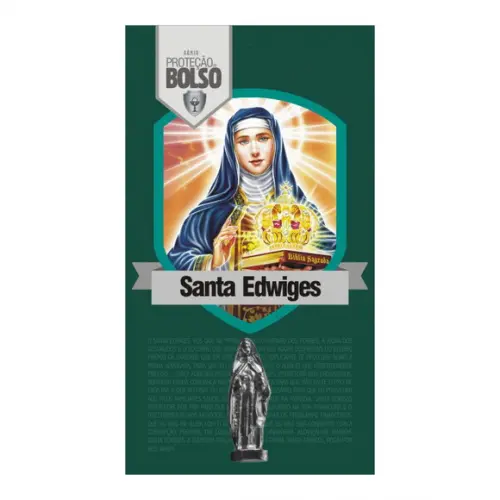SANTA EDWIGES | CARTÃO DE BOLSO + MINI IMAGEM