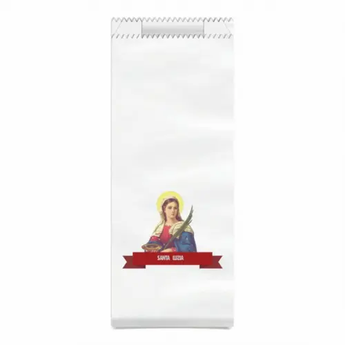 Santa Luzia - Saquinho Kraft Simples Personalizado