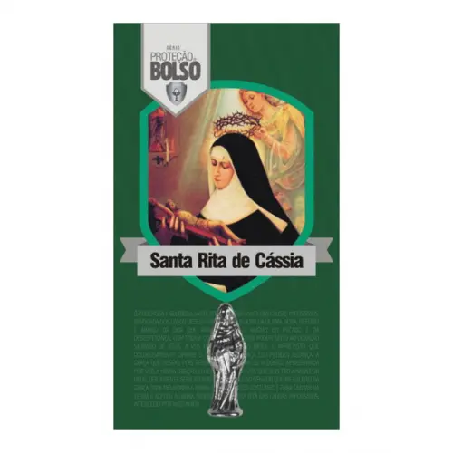 SANTA RITA DE CÁSSIA | CARTÃO DE BOLSO + MINI IMAGEM