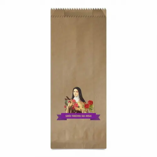 Santa Terezinha - Saquinho Kraft Simples Personalizado