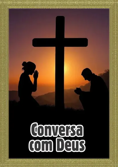 Santinho Conversa com Deus. Pcte c/ 250 Unids