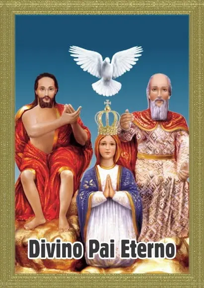Santinho Divino Pai Eterno. Pcte c/ 250 Unids