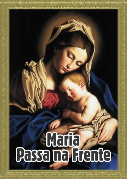 Santinho Maria Passa na Frente. Pcte c/ 250 Unids