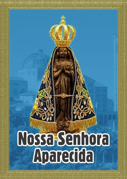 Santinho Nossa Senhora Aparecida. Pcte c/ 250 Unids