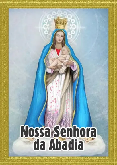 Santinho Nossa Senhora da Abadia. Pcte c/ 250 Unids