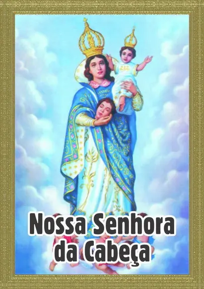 Santinho Nossa Senhora da Cabeça. Pcte c/ 250 Unids