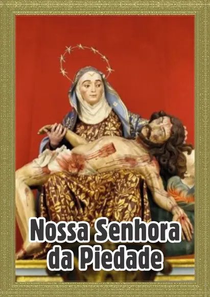Santinho Nossa Senhora da Piedade. Pcte c/ 250 Unids