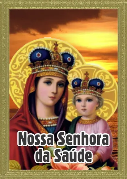 Santinho Nossa Senhora da Saúde. Pcte c/ 250 Unids