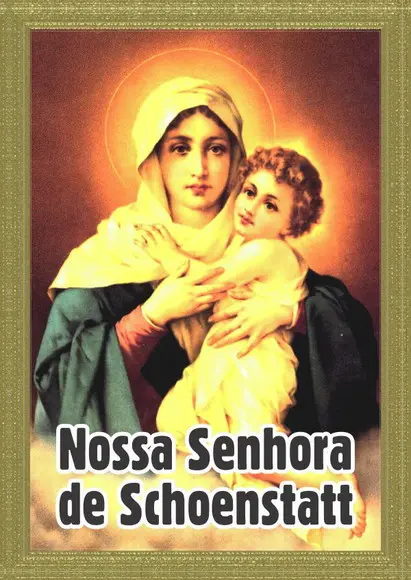 Santinho Nossa Senhora de Schoenstatt. Pcte c/ 250 Unids