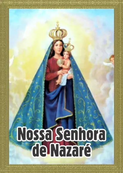 Santinho Nossa Senhora de Nazaré. Pcte c/ 250 Unids