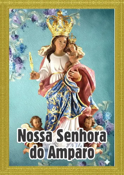 Santinho Nossa Senhora do Amparo. Pcte c/ 250 Unids