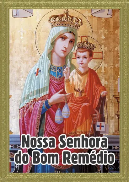 Santinho Nossa Senhora do Bom Remédio. Pcte c/ 250 Unids