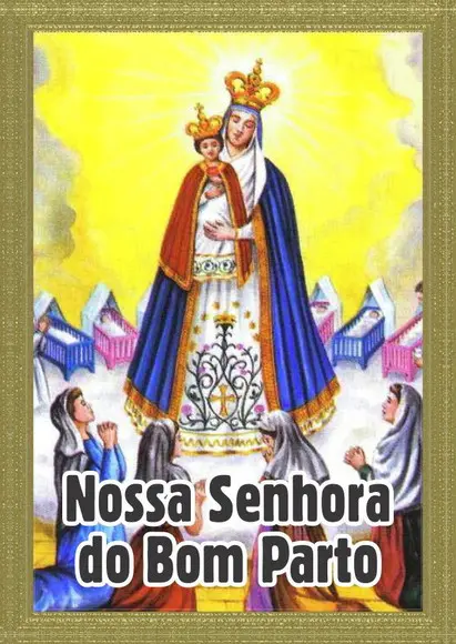 Santinho Nossa Senhora do Bom Parto. Pcte c/ 250 Unids