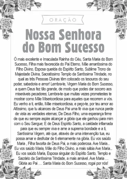 Santinho Nossa Senhora do Bom Sucesso. Pcte c/ 250 Unids