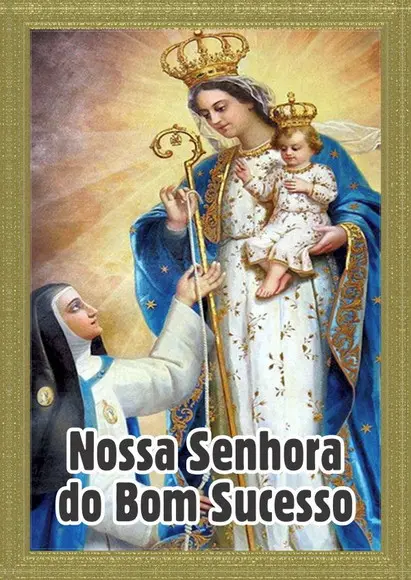 Santinho Nossa Senhora do Bom Sucesso. Pcte c/ 250 Unids