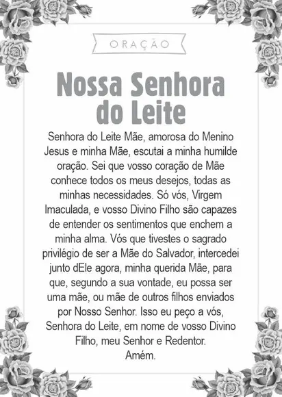 Santinho Nossa Senhora do Leite. Pcte c/ 250 Unids