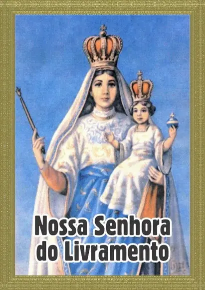 Santinho Nossa Senhora do Livramento. Pcte c/ 250 Unids