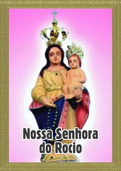 Santinho Nossa Senhora do Rocio. Pcte c/ 250 Unids