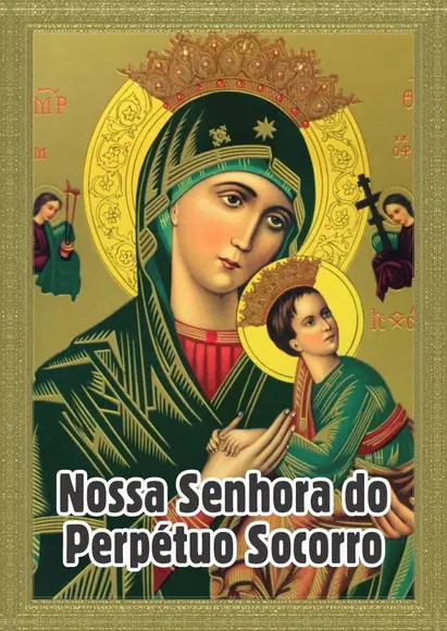 Santinho Nossa Senhora do Perpétuo Socorro. Pct c/ 250 Unids