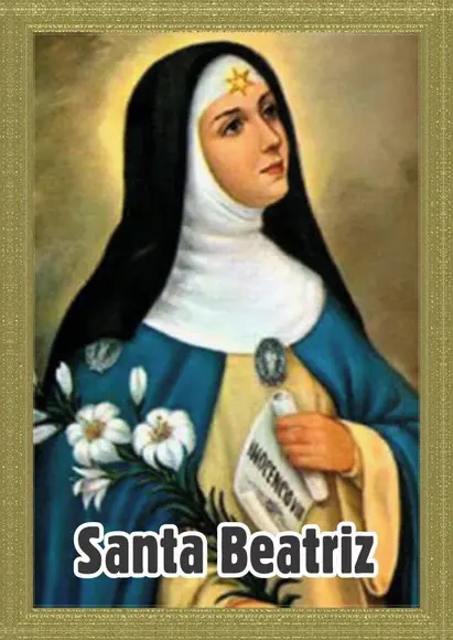 Santinho Santa Beatriz. Pcte c/ 250 Unids