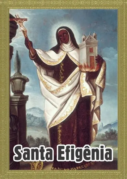 Santinho Santa Efigênia. Pcte c/ 250 Unids