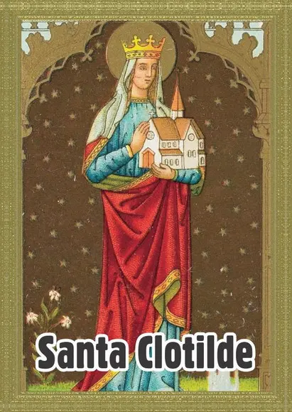 Santinho Santa Clotilde. Pcte c/ 250 Unids