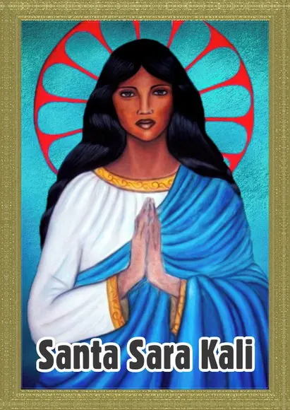 Santinho Santa Sara Kali. Pcte c/ 250 Unids