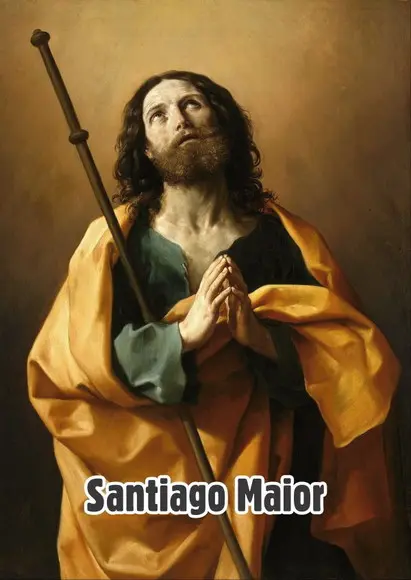 Santinho Santiago Maior. Mod1. Pcte c/ 250 Unids