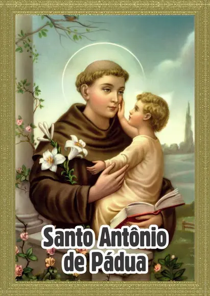 Santinho Santo Antônio. Pcte c/ 250 Unids