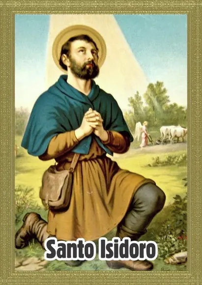 Santinho Santo Isidoro. Pcte c/ 250 Unids