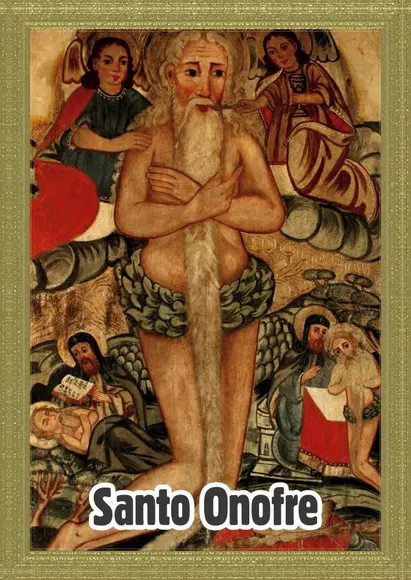 Santinho Santo Onofre. Pcte c/ 250 Unids