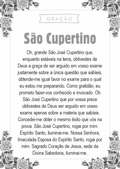 Santinho São Cupertino. Pcte c/ 250 Unids