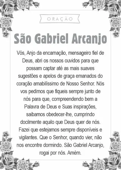 Santinho São Gabriel Arcanjo. Pcte c/ 250 Unids