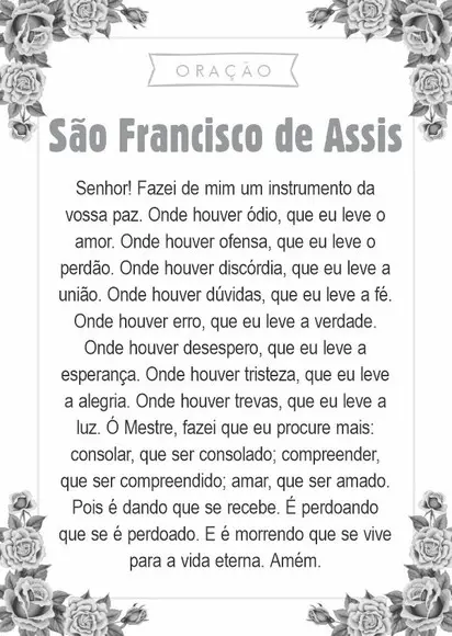 Santinho São Francisco de Assis. Pcte c/ 250 Unids