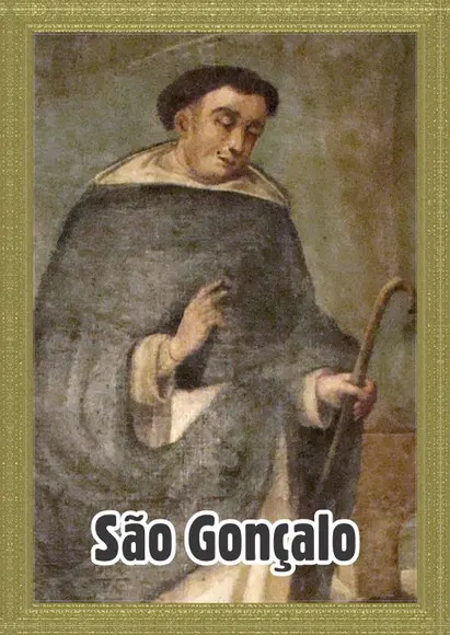Santinho São Gonçalo. Pcte c/ 250 Unids