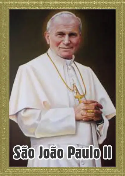 Santinho São João Paulo. Pcte c/ 250 Unids